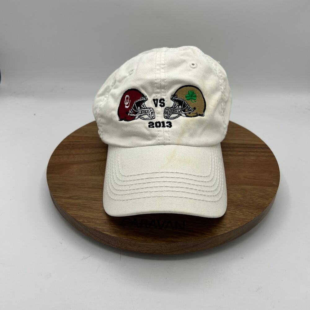 Oklahoma Sooners vs Notre Dame Fighting Irish 2013 Hat Top of the World NCAA Cap